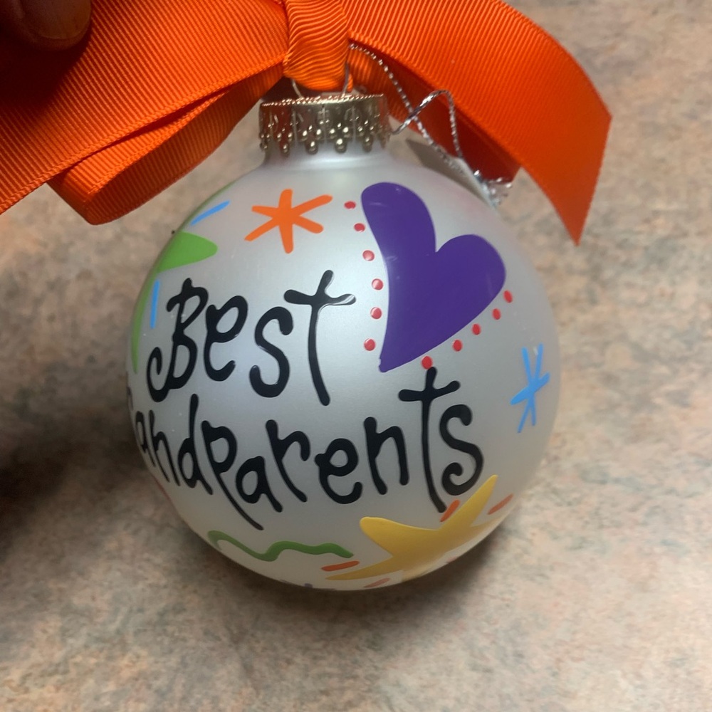 Coton Colors Best Grandparents Ornament